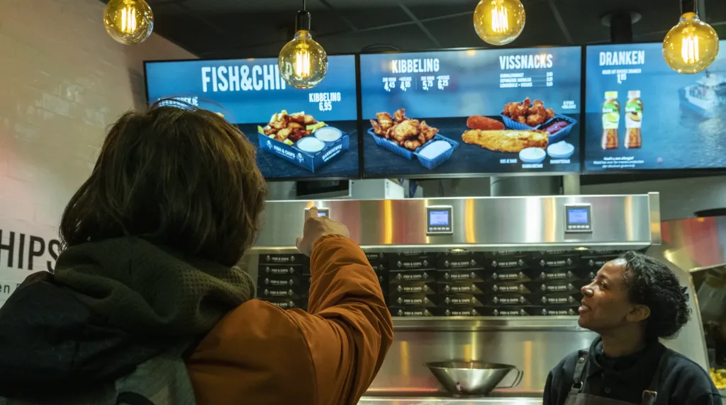 Makkelijk kiezen via de visuele menuboards van Manneken Pis