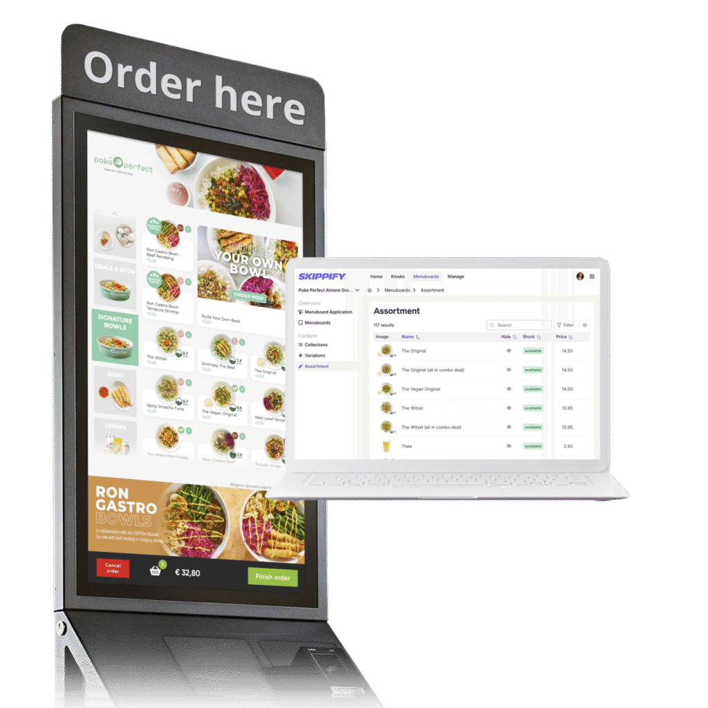 Poke Perfect is online te beheren vanuit het Skippify Suite-platform